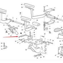 Linde 0009221511 Brake Pedal Return Spring 0.045 2.25X12.2X125